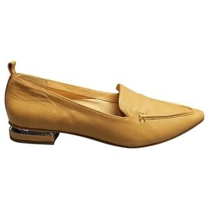 Franco Sarto Susie Loafer Flats Womens Size 9M Tan Leather Pointed Toe Slip On